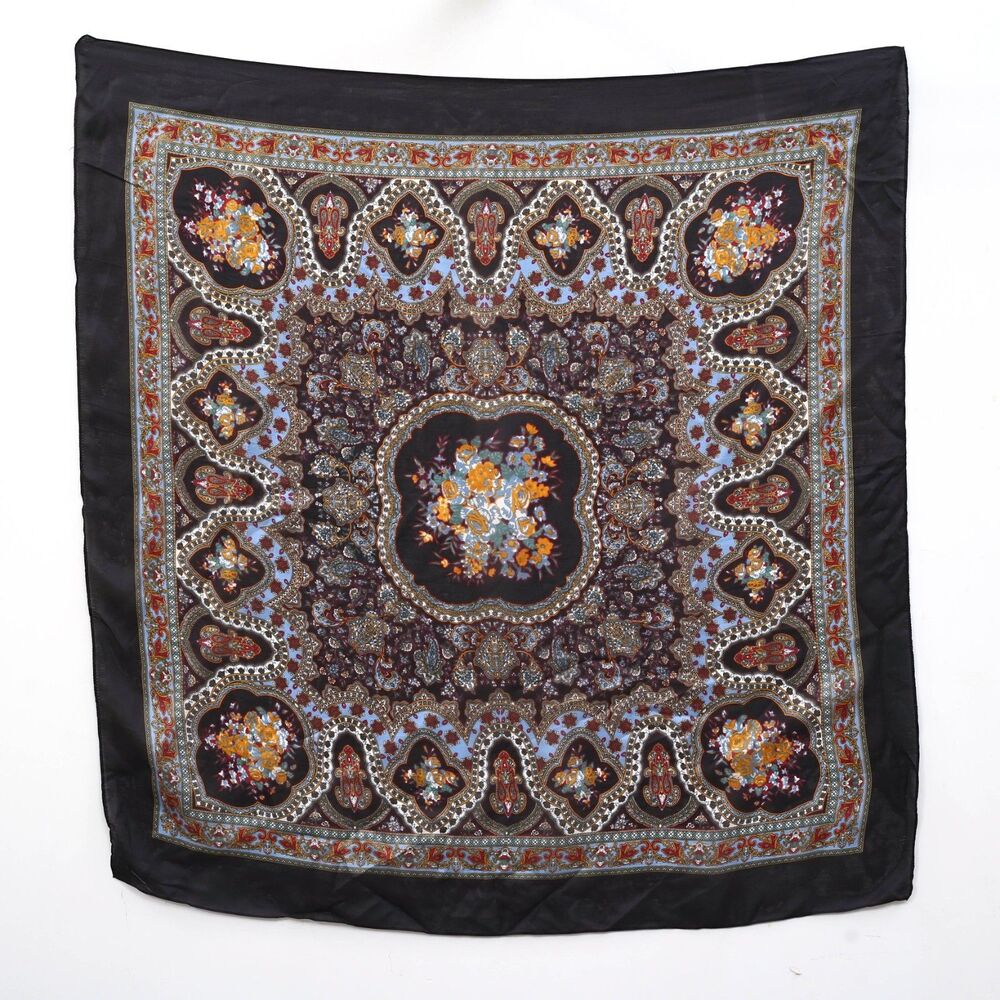 Free People So Silk Printed Bandana Scarf Tube Top Belt Paisley Wrap OS 291917
